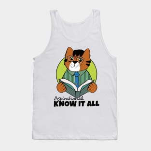 Aspirational Know It All Boy Tank Top